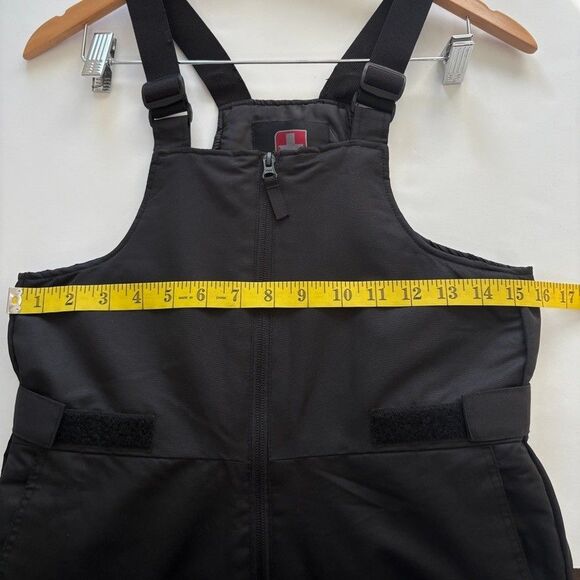 Swiss Tech Kids Snow Ski Suit Bib Overalls Pants Black Large (10-12) - Picture 7 of 8